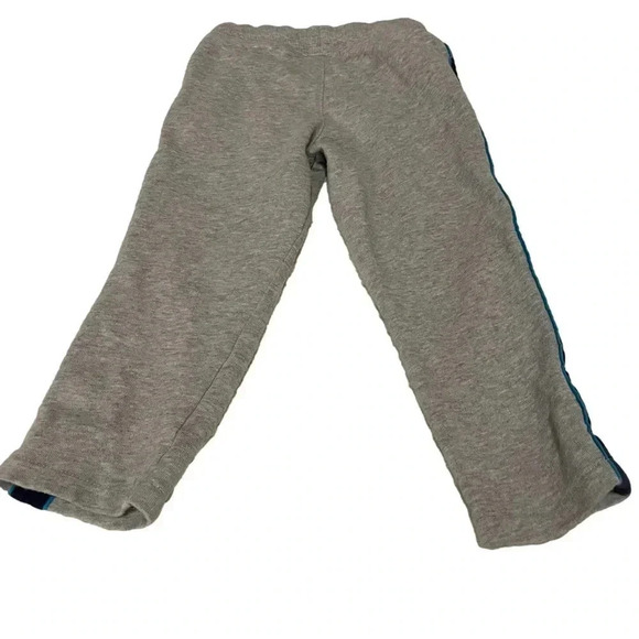 4T Carter’s gray and blue stripe sweatpants - Picture 2 of 3